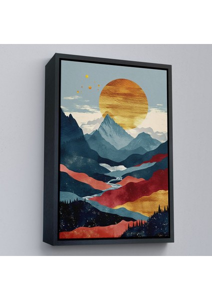 canvas Serie Dağların Üstündeki Güneş Manzarası TABLO-7649 modelleri