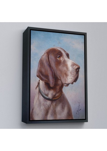 canvas Serie Carl Reichert Köpek Portre TABLO-7332 modelleri