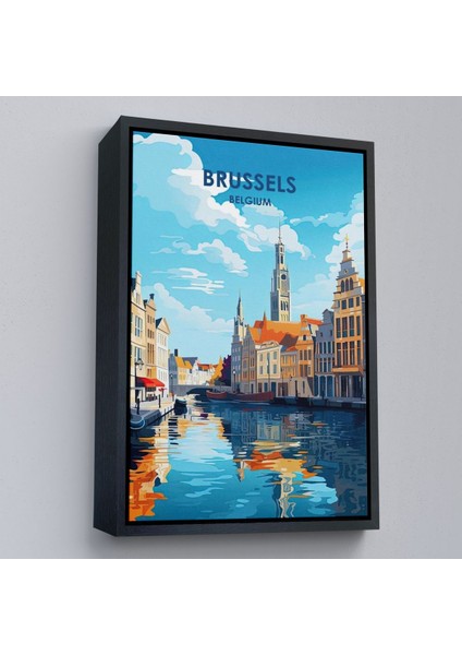 canvas Serie Brüksel Belçika TABLOSU-7964