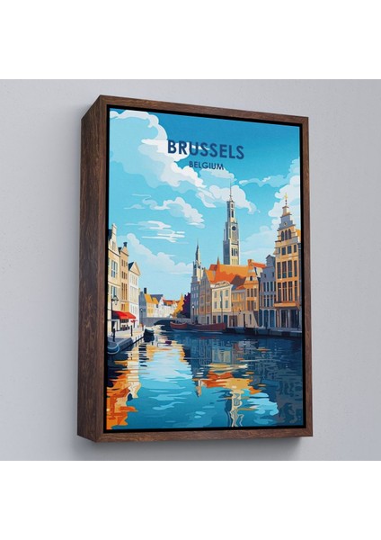 canvas Serie Brüksel Belçika TABLOSU-7964 fiyatları