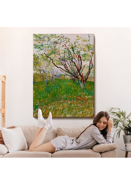 canvas Serie Vincent Van Gogh - Meyve Çiçekleri TABLOSU-7450 fırsatları