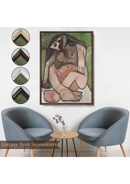 canvas Serie Pablo Picasso - Nu Accroupi TABLO-7363 fırsatları