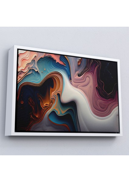 ^#canvas Serie Renkli Girdap Boyalar TABLOSU-7273