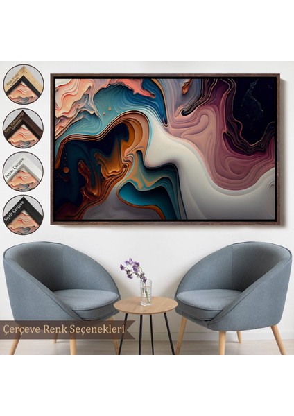 ^#canvas Serie Renkli Girdap Boyalar TABLOSU-7273 fırsatları