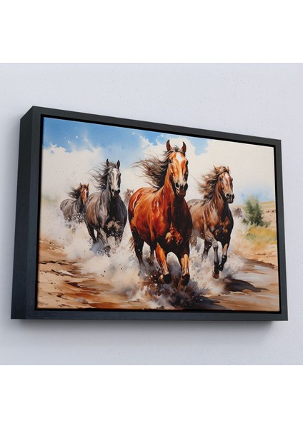 canvas Serie Koşan Atlar TABLOSU-7279