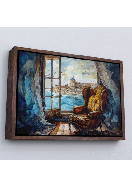 canvas Serie Deniz Manzarası ve Koltuk TABLOSU-7262 fiyatları