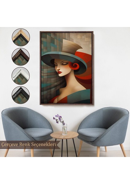 canvas Serie Vintage Güzel Kadın TABLOSU-7523 fırsatları