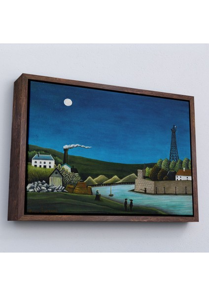 canvas Serie Henri Rousseau -Suresnes'teki Seine Nehri Tablo - The Seine At SURESNES-7093 fiyatları