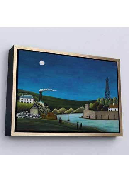 canvas Serie Henri Rousseau -Suresnes'teki Seine Nehri Tablo - The Seine At SURESNES-7093 modelleri