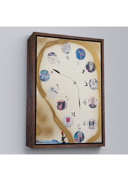 canvas Serie Salvador Dali - Horloge TABLO-7396 fiyatları