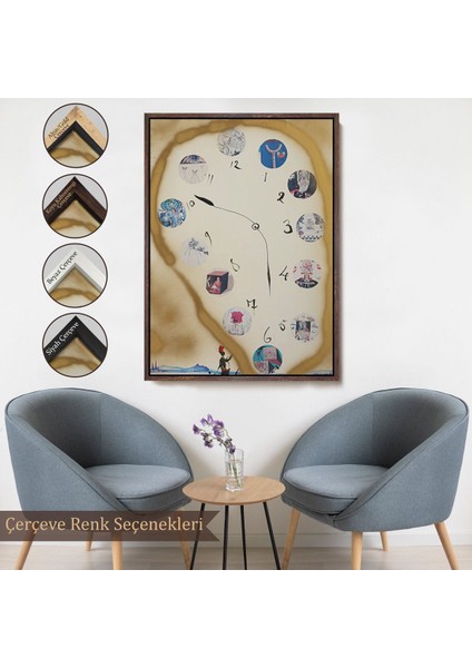 canvas Serie Salvador Dali - Horloge TABLO-7396 fırsatları