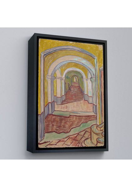 canvas Serie Vincent Van Gogh - Akıl Hastanesi Koridor Girişi Tablo - Corridor In The ASYLUM-7474 modelleri