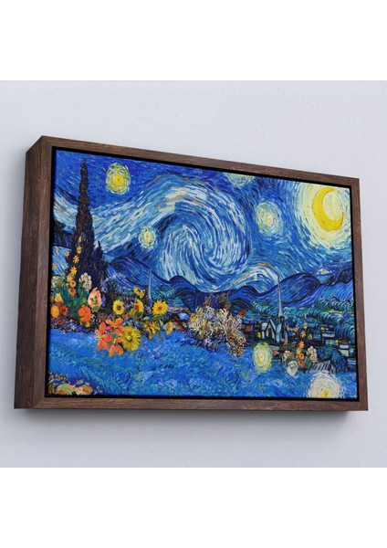 canvas Serie Vincent Van Gogh - Yıldızlı Geceler Tablo - Starry NIGHT-7172