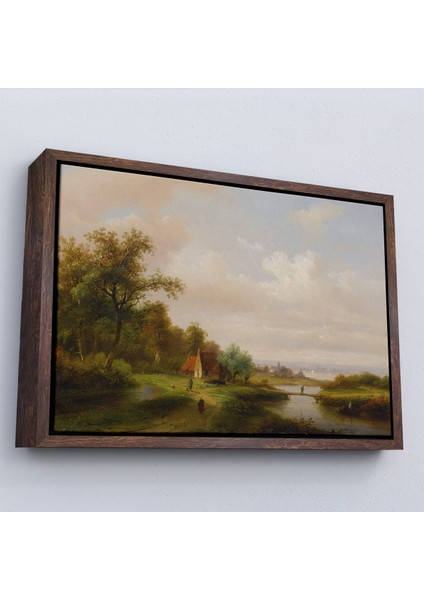 canvas Serie Ortaçağ Rusyası Köy Evi Manzarası TABLO-7021 fiyatları