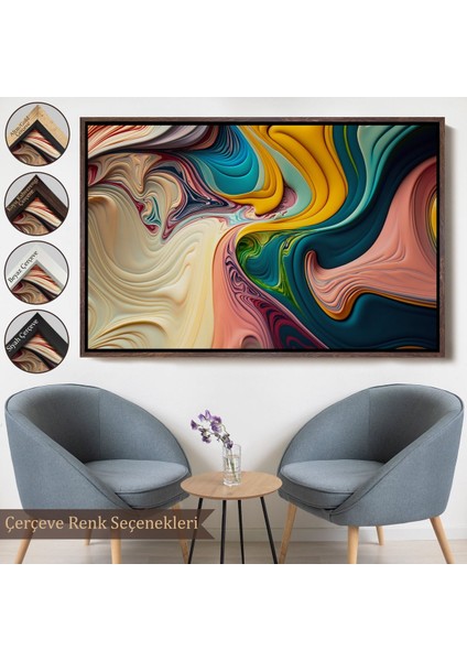 canvas Serie Renkli Girdap Boyalar TABLOSU-7235 fırsatları