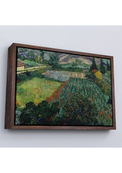 ^#canvas Serie Vincent Van Gogh - Gelincikli Tarla Tablo - Field With POPPIES-7181 fiyatları