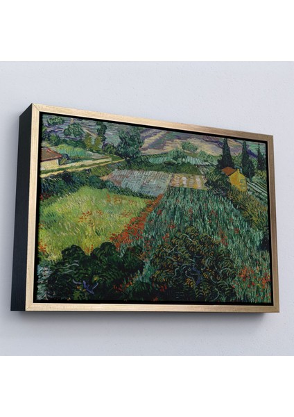 ^#canvas Serie Vincent Van Gogh - Gelincikli Tarla Tablo - Field With POPPIES-7181 modelleri