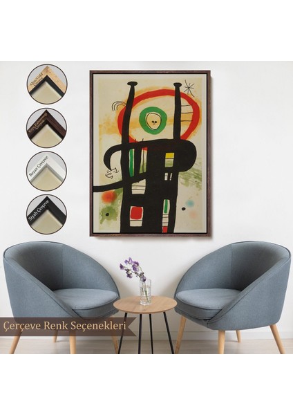 canvas Serie Joan Miro - Büyük Bilgisayar TABLO-7350 fırsatları