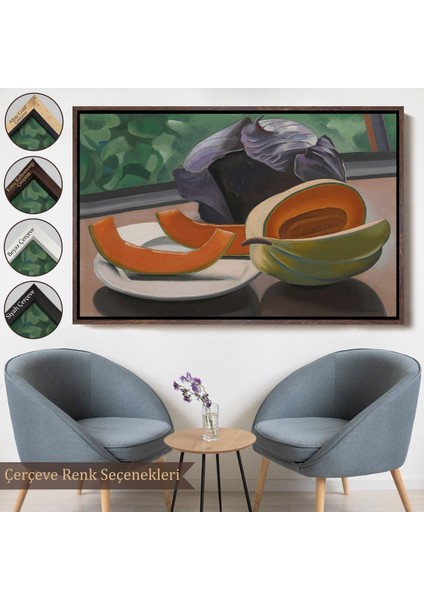 ^#canvas Serie Auguste Herbin - Kavunlu Natürmort - Still Life With MELON-7101 fırsatları