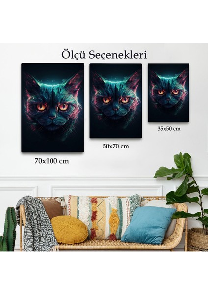 canvas Serie Savaşçı Kedi TABLOSU-7900 modelleri
