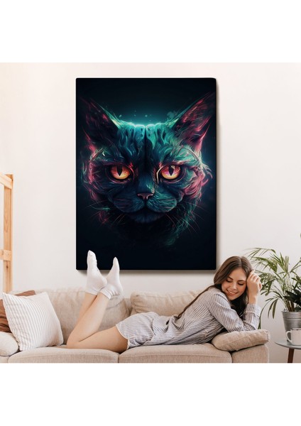 canvas Serie Savaşçı Kedi TABLOSU-7900 fırsatları