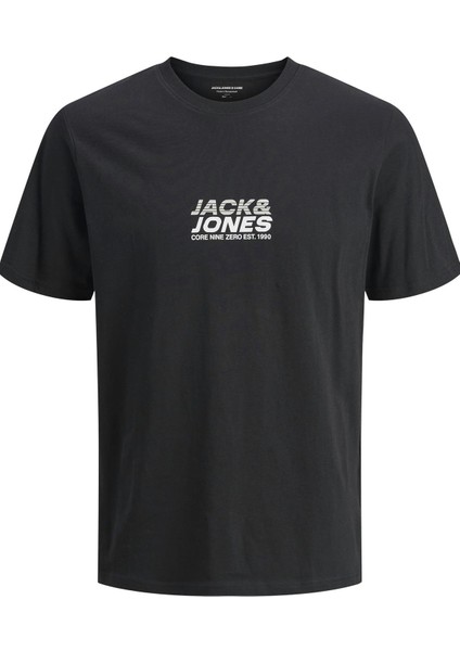 Jcotarmac Brandıng Tee Ss Crew Neck Fst Siyah-2