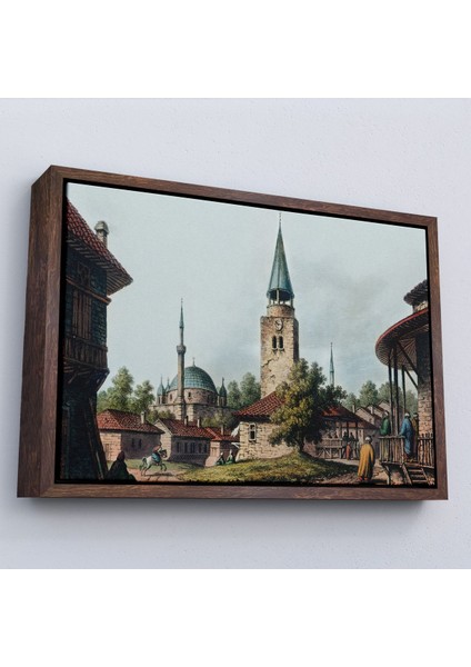 canvas Serie Luigi Mayer - Osmanlı Dönemi Bulgaristan Razgrad Kaskerat TABLOSU-7038