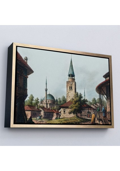 canvas Serie Luigi Mayer - Osmanlı Dönemi Bulgaristan Razgrad Kaskerat TABLOSU-7038 fiyatları