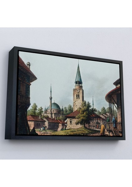 canvas Serie Luigi Mayer - Osmanlı Dönemi Bulgaristan Razgrad Kaskerat TABLOSU-7038 modelleri