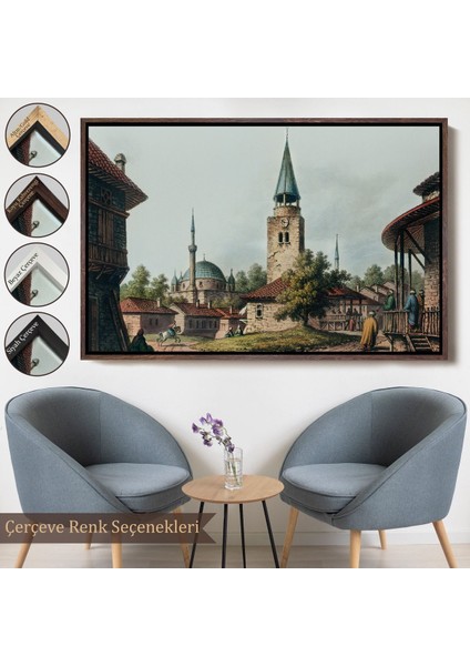 canvas Serie Luigi Mayer - Osmanlı Dönemi Bulgaristan Razgrad Kaskerat TABLOSU-7038 fırsatları