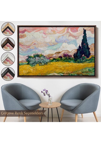 canvas Serie Vincent Van Gogh - Buğday Tarlası TABLO-7150 fırsatları