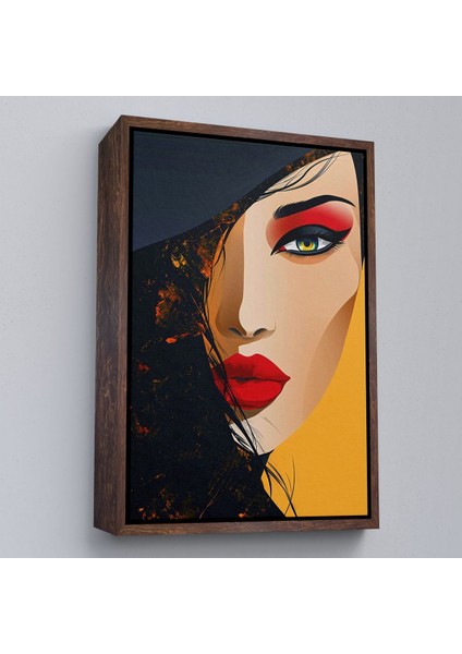 ^#canvas Serie Güzel Soyut Kadın TABLO-7638 fiyatları