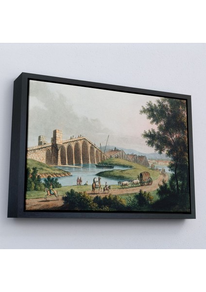 canvas Serie Luigi Mayer - Kanuni Sultan Süleyman Köprüsü TABLOSU-7035