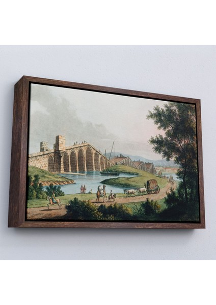 canvas Serie Luigi Mayer - Kanuni Sultan Süleyman Köprüsü TABLOSU-7035