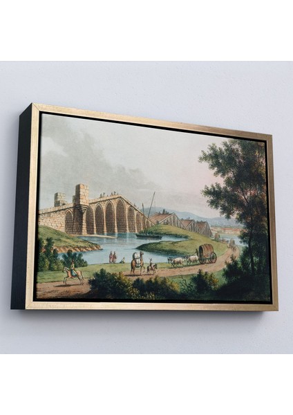 canvas Serie Luigi Mayer - Kanuni Sultan Süleyman Köprüsü TABLOSU-7035