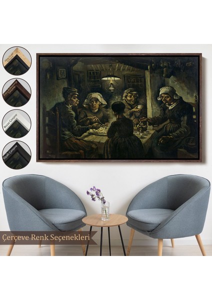 canvas Serie Vincent Van Gogh Patates Yiyenler Tablo - The Potato Eaters BY-7169 fırsatları