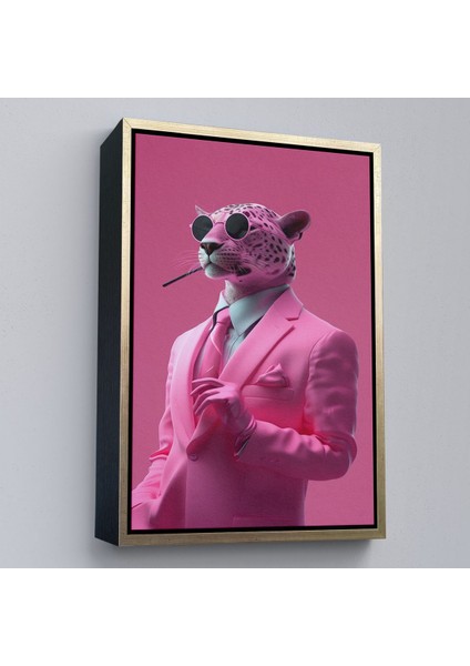 canvas Serie Sigara Içen Pembe Leopar TABLO-7859 fiyatları