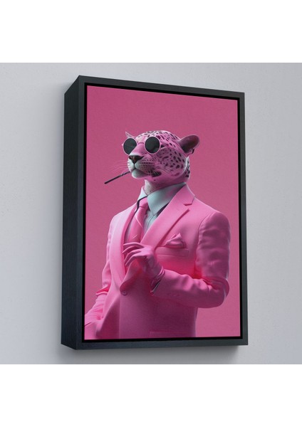 canvas Serie Sigara Içen Pembe Leopar TABLO-7859 modelleri