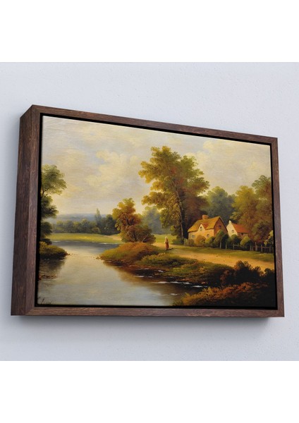 canvas Serie Rusya Köy Evi Manzarası TABLO-7020 fiyatları