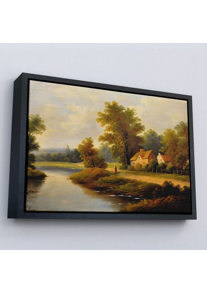 canvas Serie Rusya Köy Evi Manzarası TABLO-7020 modelleri