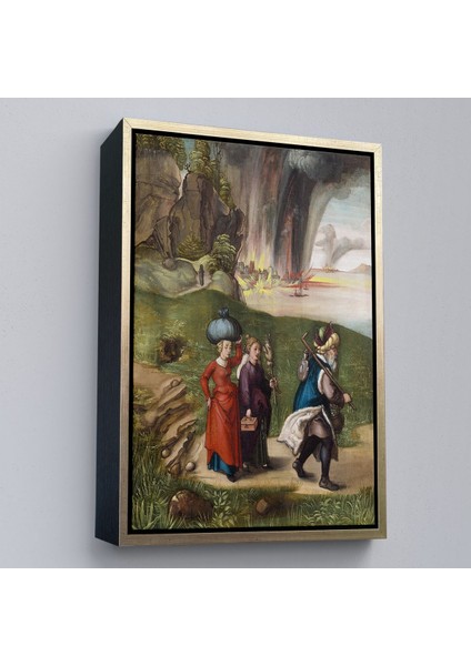 canvas Serie Albrecht Dürer - Lüt ve Kızları Tablosu - Lot And His DAUGHTERS-7355 modelleri