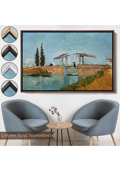 canvas Serie Vincent Van Gogh Arles'taki Langlois Köprüsü Tablo - Langlois Bridge At ARLES-7171 fırsatları