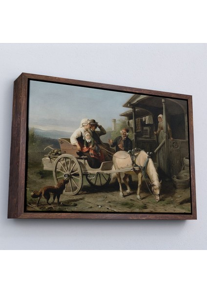 canvas Serie Nordenberg Bengt'un Ilk Ziyaret - Isveç Okulu Tablosu