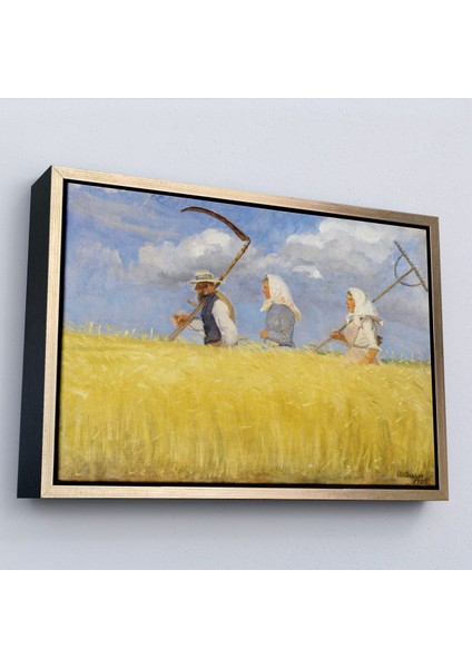 canvas Serie Anna Ancher - Işçiler Tablo - HARVESTERS-7156 fiyatları
