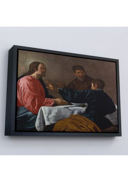 canvas Serie Diego Velázquez - Emmaus'ta Akşam Yemeği Tablo - The Supper At EMMAUS-7145