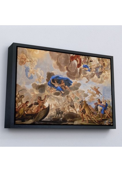 canvas Serie Floransa, Italya Palazzo Medici'nin Tavan Panoramik Görünüm TABLOSU-7239