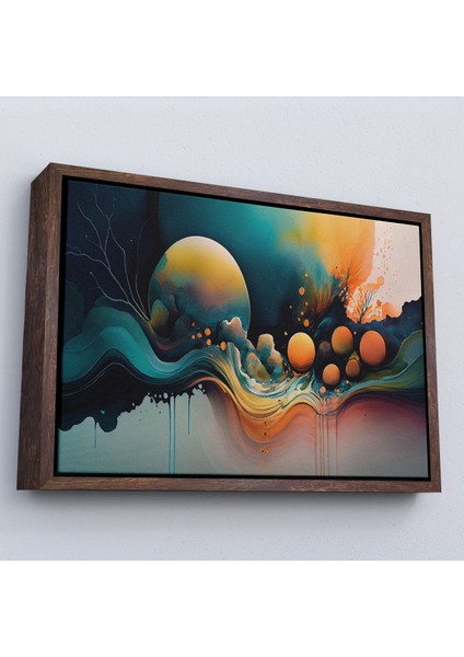 ^#canvas Serie Renkli Soyut Gece TABLOSU-7218 fiyatları