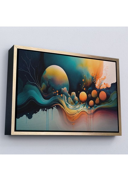 ^#canvas Serie Renkli Soyut Gece TABLOSU-7218 modelleri