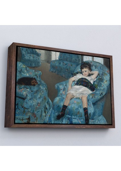^#canvas Serie Mary Cassatt - Mavi Koltuktaki Küçük Kız - Little Girl In A Blue ARMCHAIR-7098 fiyatları