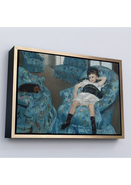 ^#canvas Serie Mary Cassatt - Mavi Koltuktaki Küçük Kız - Little Girl In A Blue ARMCHAIR-7098 modelleri